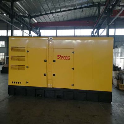 Motor original Baudouin Diesel Generator Set silencioso industrial 1200kw