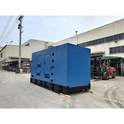 Heavy Duty 1500kW 1875kVA Containerized Silent Generator Set Cummi Powered, 3-Phase 50/60Hz, OEM Customization Available